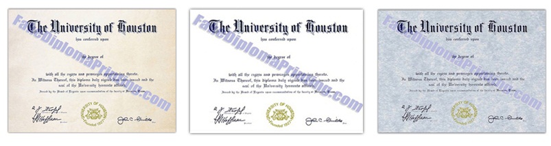 University of Houston Diploma Sample Paper