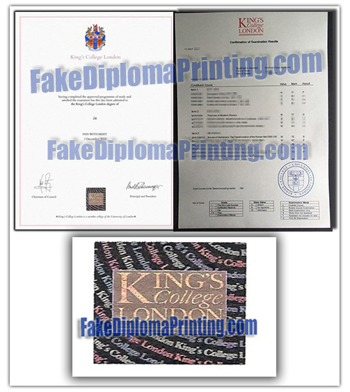 Kings College London Diploma.
